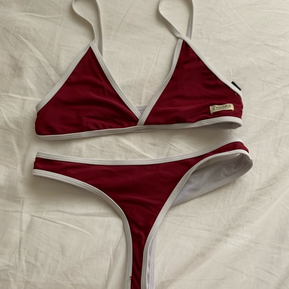 Boutine LA Other - Chooks LA maroon bikini set